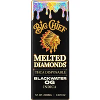 Blackwater OG Big Chief Melted Diamonds THCA Disposable 2G