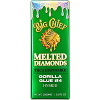 Gorilla Glue #4 Big Chief Melted Diamonds THCA Disposable 2G
