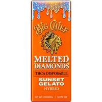 Sunset Gelato Big Chief Melted Diamonds THCA Disposable 2G