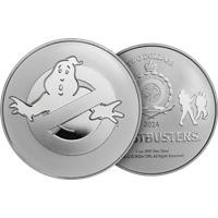 1 oz Silver 40th Anniversary Ghostbusters Coin (2024)