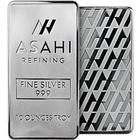 10 oz Silver Bar - Asahi