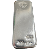 100 oz Silver Johnson Matthey Bar