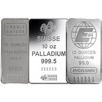 10 oz Palladium Bar 0.999+