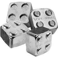 Kitco Get 17% Off 40Piece 999 Silver Building Block Accessory Set 12 oz