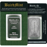 1 oz Rhodium Baird & Co. Bar
