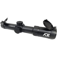 ADE Advanced Optics Gen2 1-6x24mm LPVO Rifle Scope, 30mm, Illuminated Mil Dash Reticle, Black, Gen2 1-6x24