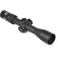 ADE Advanced Optics ProZoom 3-12x40mm Rifle Scope, 30mm Tube, Second Focal Plane, Mil Dot Reticle, Black, 3-12X40