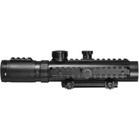 Barska Multi-Rail Electro Sight Cross IR Reticle Rifle Scope, Black, 1-3x30 - AC11396