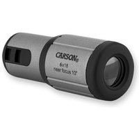 Carson CloseUp 6x18 Close-Focus Portable Monocular, Gray/Black CF-618