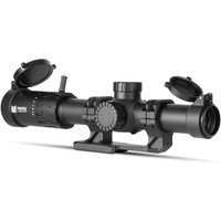 Monstrum Panzer ED 1-10x24mm LPVO 30mm Rifle Scope, First Focal Plane, CM3 Reticle, Black, FFZ110X-B-V2
