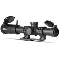 Monstrum Panzer ED 1-6x24mm LPVO 30mm Rifle Scope, First Focal Plane, CM3 Reticle, Black, FFZ16X-B