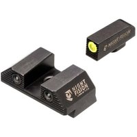 Night Fision Night Fision Optics Ready Stealth Glock Night Sight Set, Glock 43/43x/42/48, Yellow Front, GLK-003-163-159-YGZG