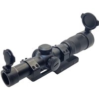 Patriot Optics Grit LPVO Rifle Scope, 1-4x24mm, 30mm, First Focal Plane, Crucible BDC or 16 MIL Dot Etched Glass Reticle, Matte Black, PO-S-1-4x24mmFFP