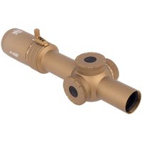 Primary Arms Compact PLX 1-8x24mm 30mm Tube LPVO Rifle Scope, First Focal Plane, Illuminated ACSS Nova Reticle, FDE, 610203