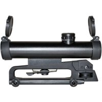 Sniper Grunt 4X20mm Compact Rifle Scope, 1in Tube, W/E w/ Mil Dot Rifle Scope, Black LT4X20
