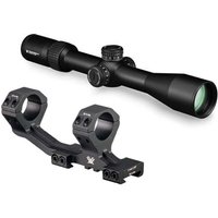 Vortex Diamondback Tactical FFP 4-16x44 mm Rifle Scope, 30 mm Tube, FFP, Black, Hard Anodized, Non-Illuminated EBR-2C MOA Reticle, MOA Adjustment,, 2in Offset, DBK-10026-KIT1