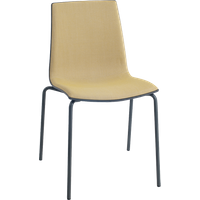 Stuhl mit Sitzkissen Papatya X-Treme S Pro Soft anthrazitgrau, Era Gewebe CSE30