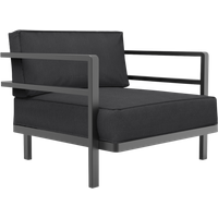 Sofa Papatya Loca LS 01 anthrazit, Stoff anthrazit
