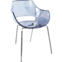 Papatya Opal Sessel transparent grau