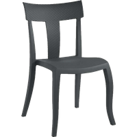 Papatya TORO-S Stuhl RATTAN anthrazitgrau