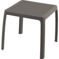 Papatya Wave Sonnenliege Tisch grau-braun