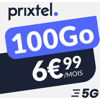 Réduction de 13 % sur le forfait mobile 120 Go de Prixtel