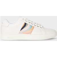 Paul Smith Women's White Leather 'Dusky Swirl' 'Lapin' Trainers