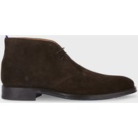 PS Paul Smith Dark Brown Suede 'Wilbur' Boots