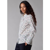 Paul Smith Women's White 'Liberty Floral' Print Shirt
