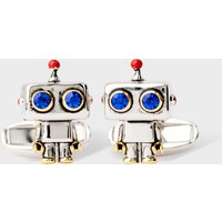Paul Smith Robot Cufflinks Silver One Size