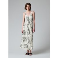 Paul Smith Women's Grey 'Blurred Polka Dot Floral' Dress