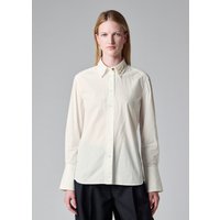 Paul Smith Women's White Shirt with 'Love' Embroidered Collar