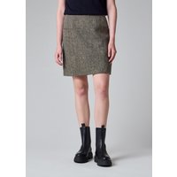 Paul Smith Women's Brown Herringbone Mini Skirt