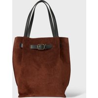 Paul Smith Women's Brown Suede Tote Bag