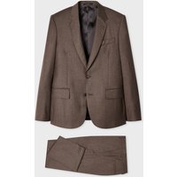 Paul Smith The Soho - Light Brown Wool-Cashmere Flannel Two-Piece Suit