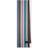 Paul Smith Artist Stripe Scarf — Royal Blue