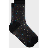 Paul Smith Women's 'Swirl' Polka Dot Sheer Socks