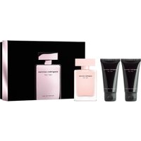Narciso Rodriguez For Her zestaw - woda perfumowana 50 ml + balsam do ciała 50 ml + żel pod prysznic 50 ml