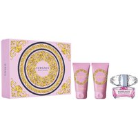 Versace Bright Crystal zestaw - woda toaletowa 50 ml + balsam do ciała 50 ml + żel pod prysznic 50 ml