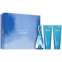 Davidoff Cool Water Woman zestaw - woda toaletowa 100 ml + balsam do ciała 75 ml + żel pod prysznic 75 ml