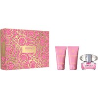 Versace Bright Crystal zestaw - woda toaletowa 50 ml + balsam do ciała 50 ml + żel pod prysznic 50 ml