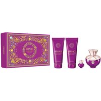 Versace Pour Femme Dylan Purple zestaw - woda perfumowana 100 ml + woda perfumowana 5 ml + balsam do ciała 100 ml + żel pod prysznic 100 ml
