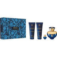 Versace pour Femme Dylan Blue zestaw - woda perfumowana 100 ml + woda perfumowana 5 ml + balsam do ciała 100 ml + żel pod prysznic 100 ml