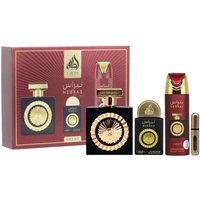 Lattafa Nebras Zestaw - woda perfumowana 100 ml + woda perfumowana 20 ml + dezodorant spray 200 ml