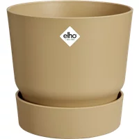 elho greenville Topf rund 14 cm – goldener sand elho greenville Topf rund 14 cm – goldener sand