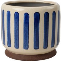 Burgon & Ball Zimmerpflanzentopf „Collector“ – Blau gestreift – ⌀ 16 cm Burgon & Ball Zimmerpflanzentopf „Collector“ – Blau gestreift – ⌀ 16 cm