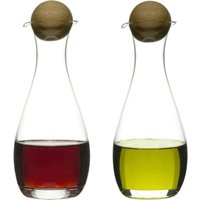 sagaform Oval Oak Öl-Essigflasche mit Holzverschluss – 1 Stk. sagaform Oval Oak Öl-Essigflasche mit Holzverschluss – 1 Stk.