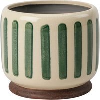 Burgon & Ball Zimmerpflanzentopf „Collector“ – Grün gestreift – ⌀ 13 cm Burgon & Ball Zimmerpflanzentopf „Collector“ – Grün gestreift – ⌀ 13 cm