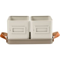 Burgon & Ball Kräutertopf-Set mit Tablett „Collector“ – Mushroom Burgon & Ball Kräutertopf-Set mit Tablett „Collector“ – Mushroom