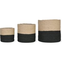 Garden Trading 3er Set Jute Töpfe – 1 Set Garden Trading 3er Set Jute Töpfe – 1 Set